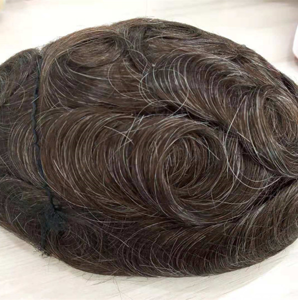 Men toupee thin skin，hair wigs toupee，toupee afro,several color toupee HN296